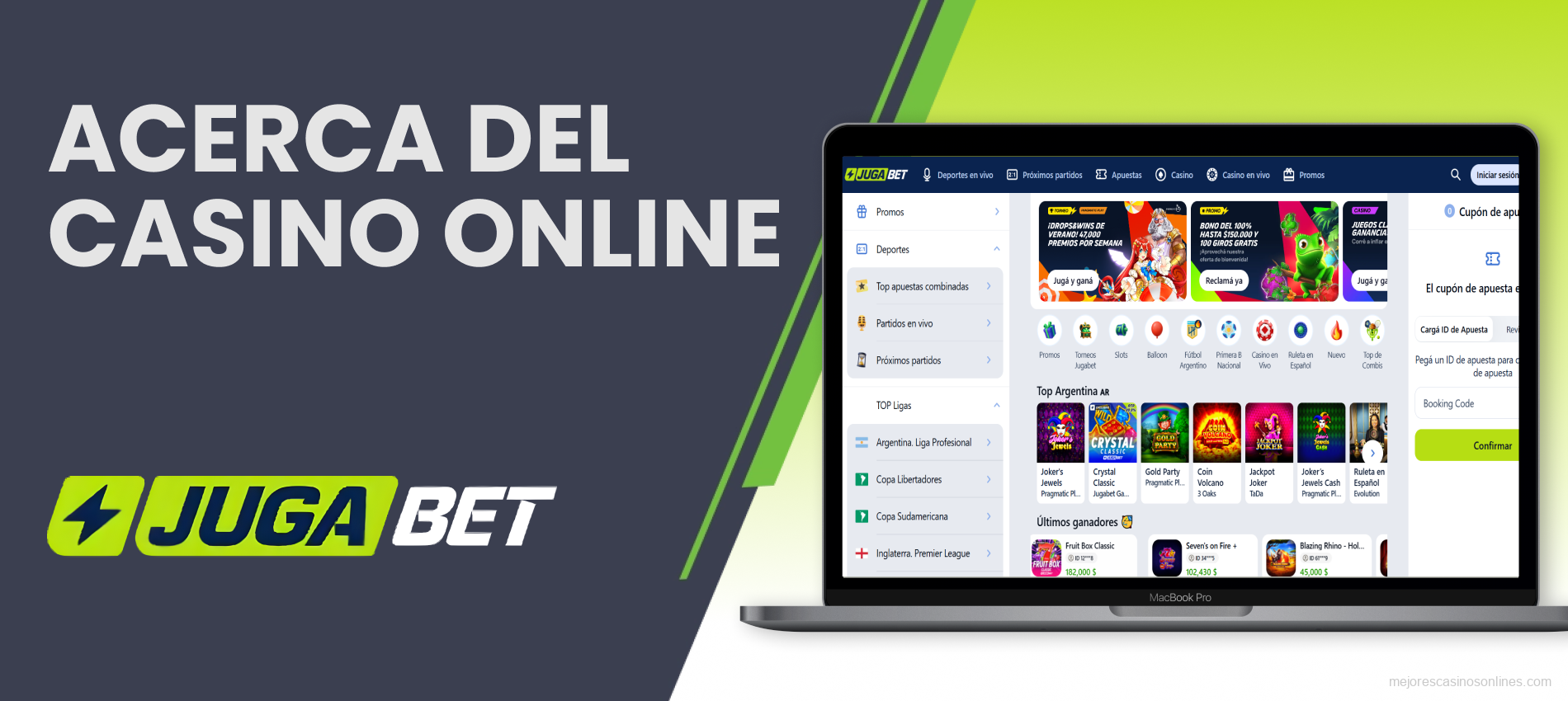 Descripción de la plataforma digital JugaBet disponible en Argentina