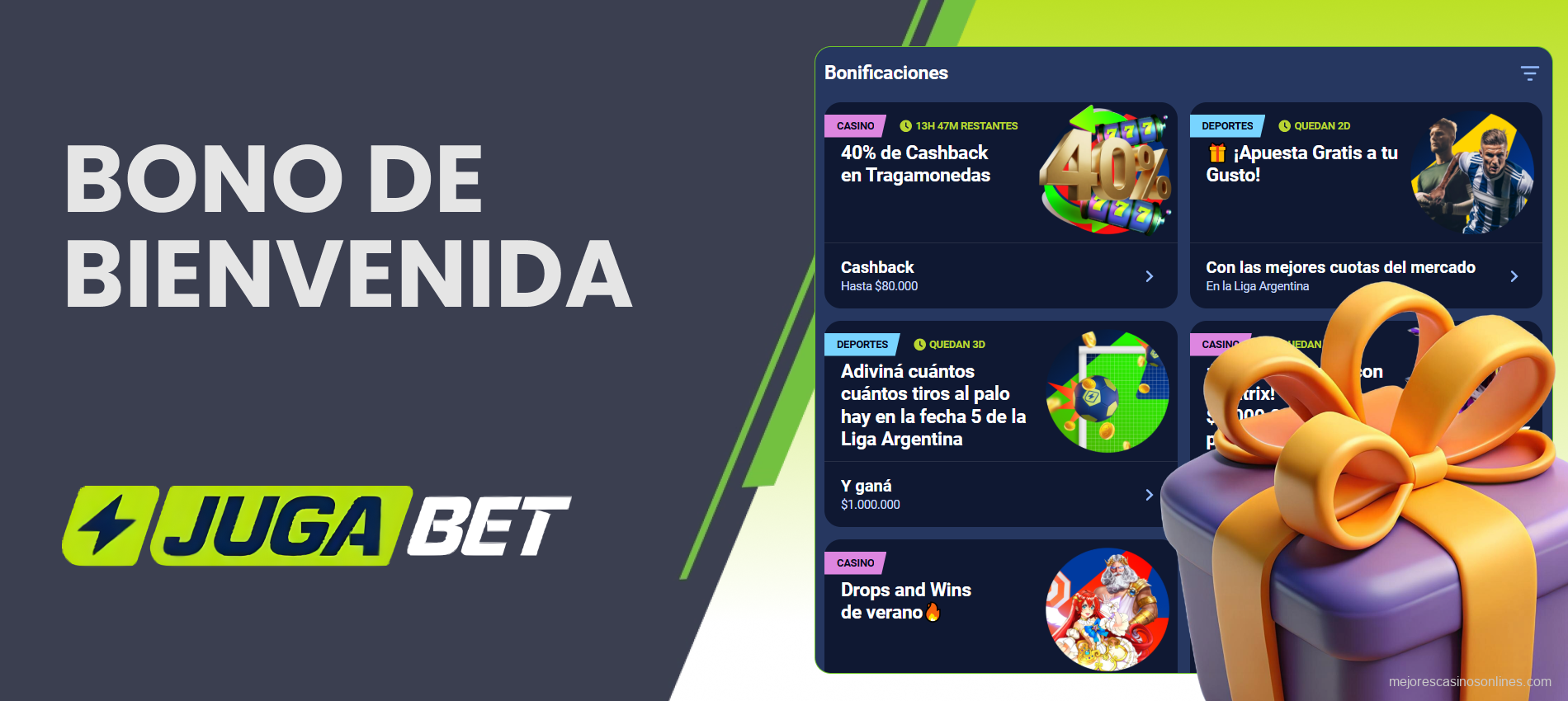 Promoción exclusiva para nuevos usuarios de JugaBet Argentina